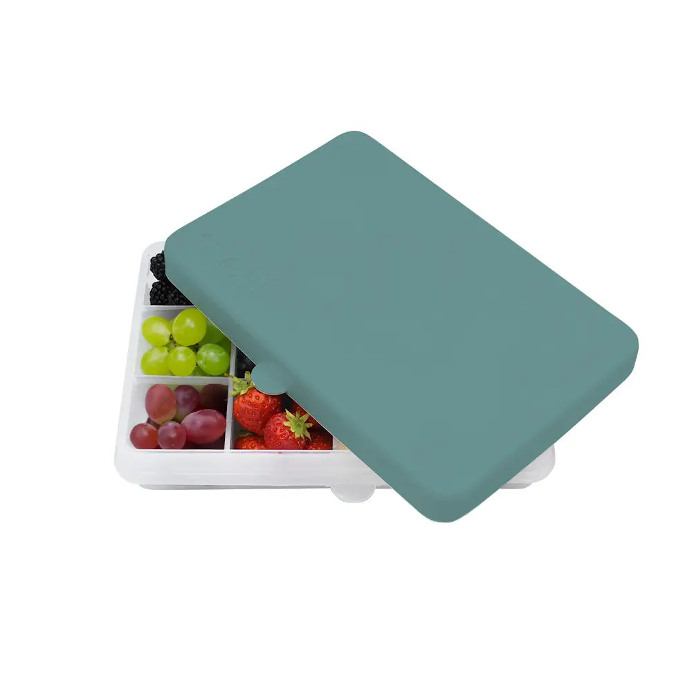 Znünibox Snackbox Melii mit 12 Unterteilungen Grün