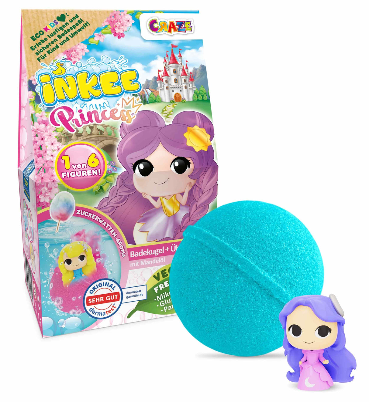 CRAZE Überraschungsbadekugel Prinzessin