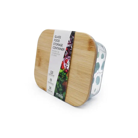 Znünibox aus Glas mit Bambusdeckel Melii Eukalyptus