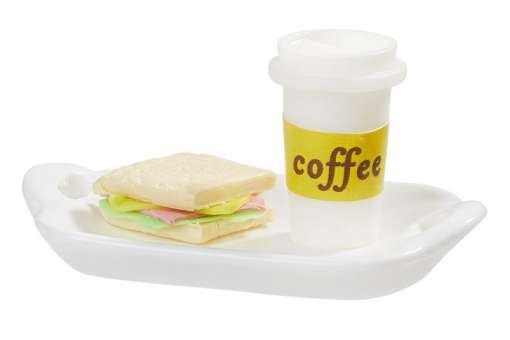 Wichtelzubehör Sandwich mit Getränk