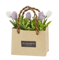 Wichtelzubehör Tasche mit Blumen