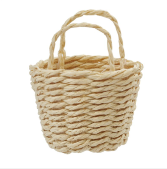 Wichtelzubehör Mini Korb Nature