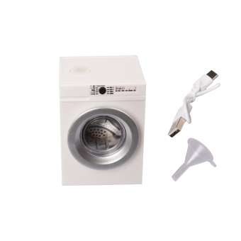 Wichtelzubehör Waschmaschine mit Batterie & Ladekabel