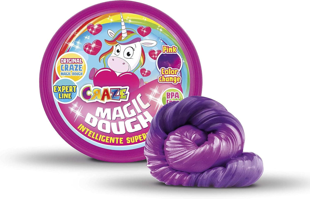 CRAZE Magic Dough Dose 70g Einhorn