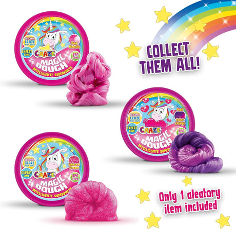 CRAZE Magic Dough Dose 70g Einhorn
