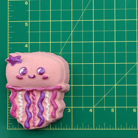 Badekugel Mini handgemacht Tintenfisch rosa