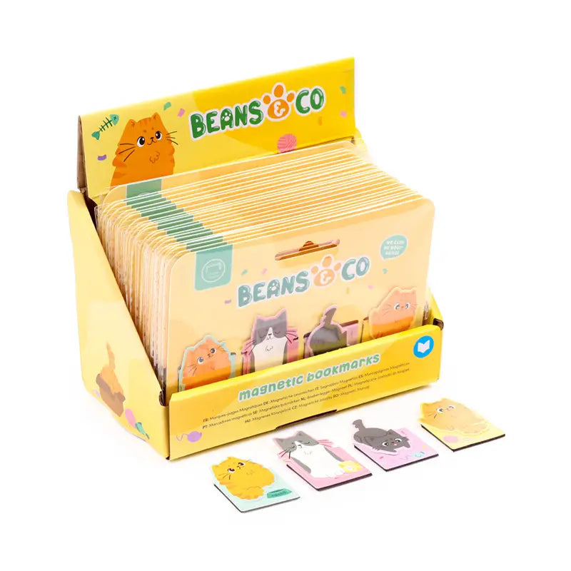 Lesezeichen Set mit Magnet Katzen