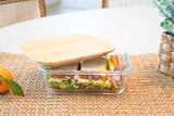 Znünibox aus Glas mit Bambusdeckel Melii Eukalyptus