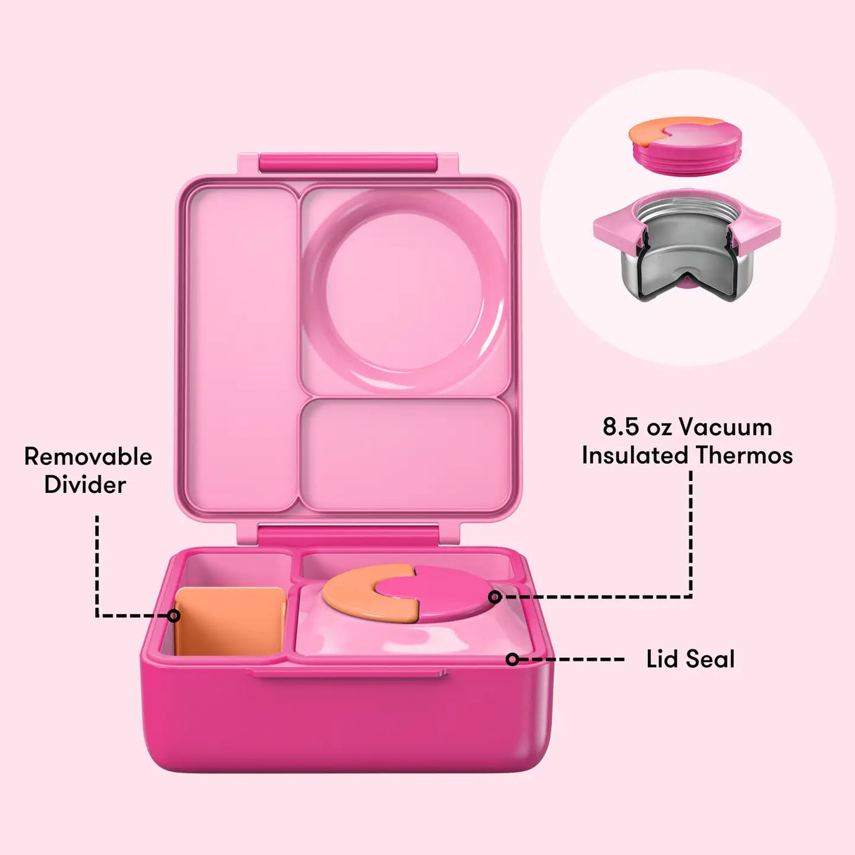Thermo Lunchbox OmieBox Pink