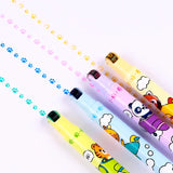 Textmarker und Rollenstempel Tiere assortiert