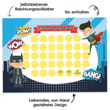 Belohnungstafel Superhelden