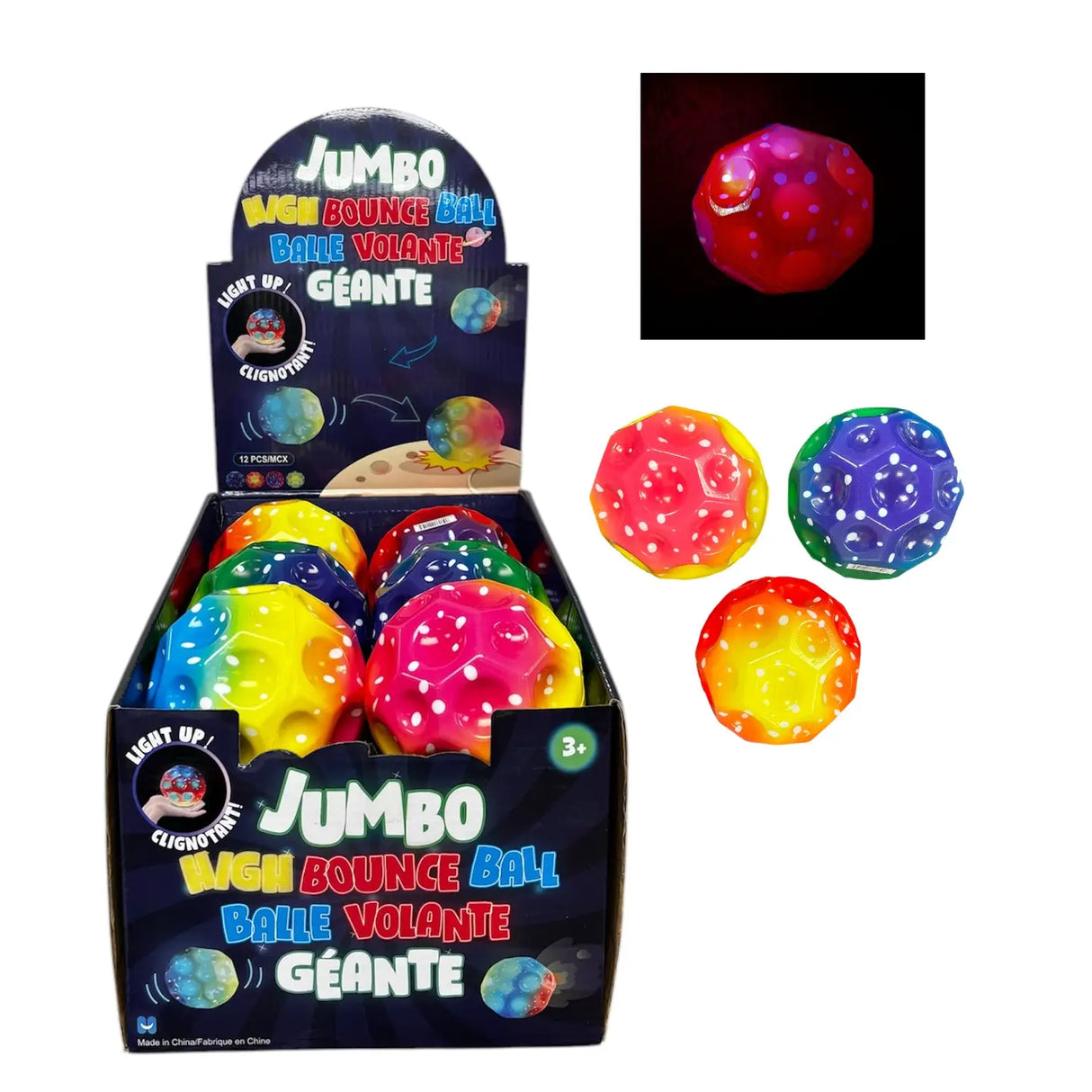 Scrunchems Mega Bounce Ball XL mit Licht