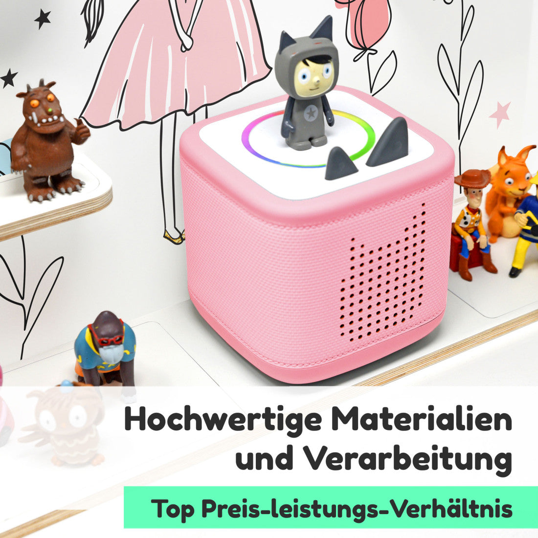 Toniebox 1 & 2 Regal Deluxe Prinzessin