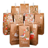 Adventskalender Christmas Braun