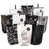 Adventskalender Holy Night Schwarz Weiss