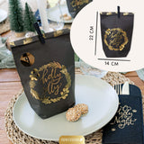 Adventskalender Mix Schwarz Gold