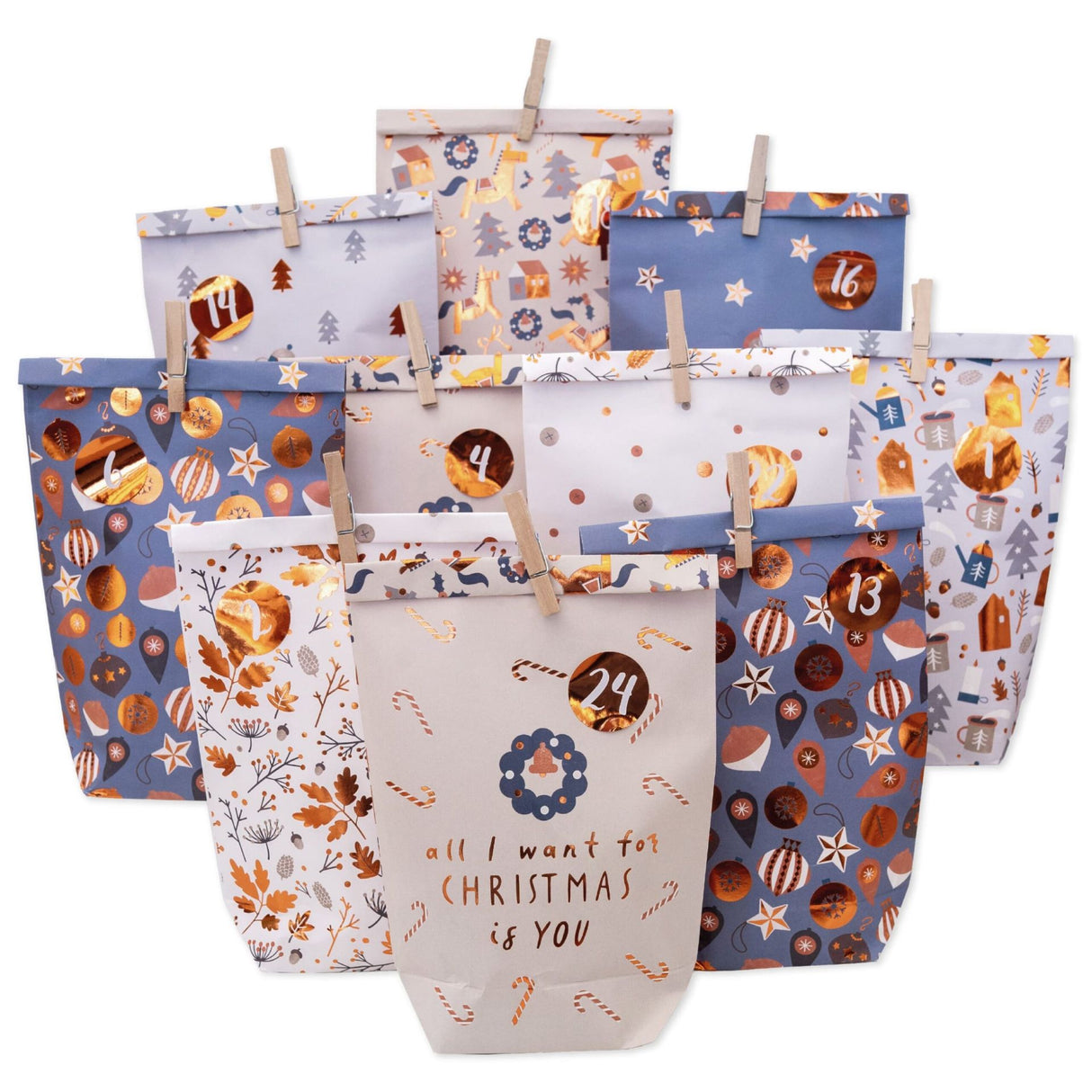 Adventskalender Tüten Hyggewald