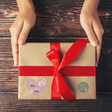 Adventskalender Zahlenaufkleber Set mit Geschenkstickern