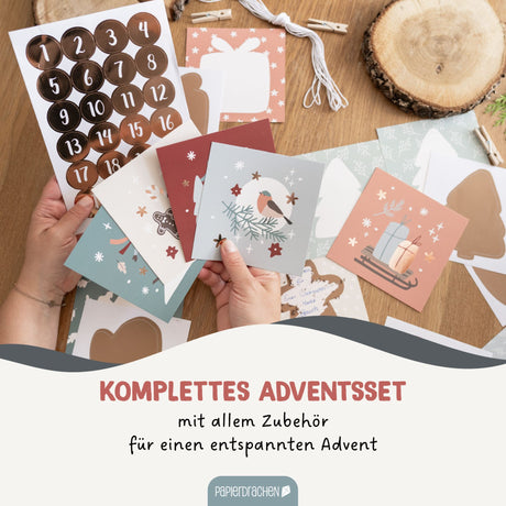Adventskalender zum Rubbeln Weihnachten