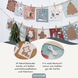 Adventskalender zum Rubbeln Weihnachten