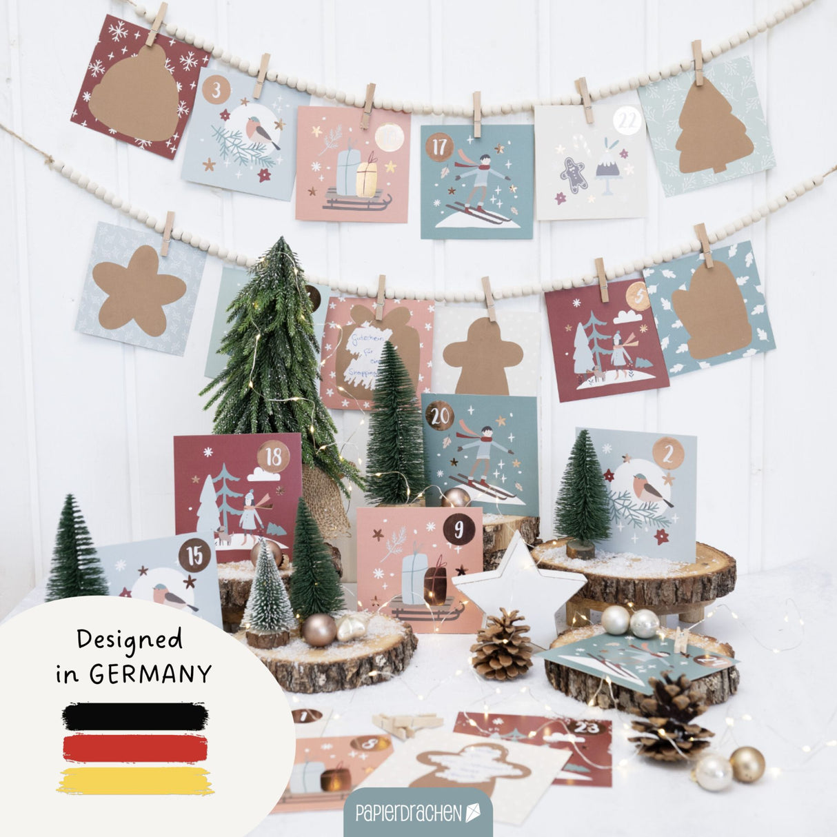 Adventskalender zum Rubbeln Weihnachten