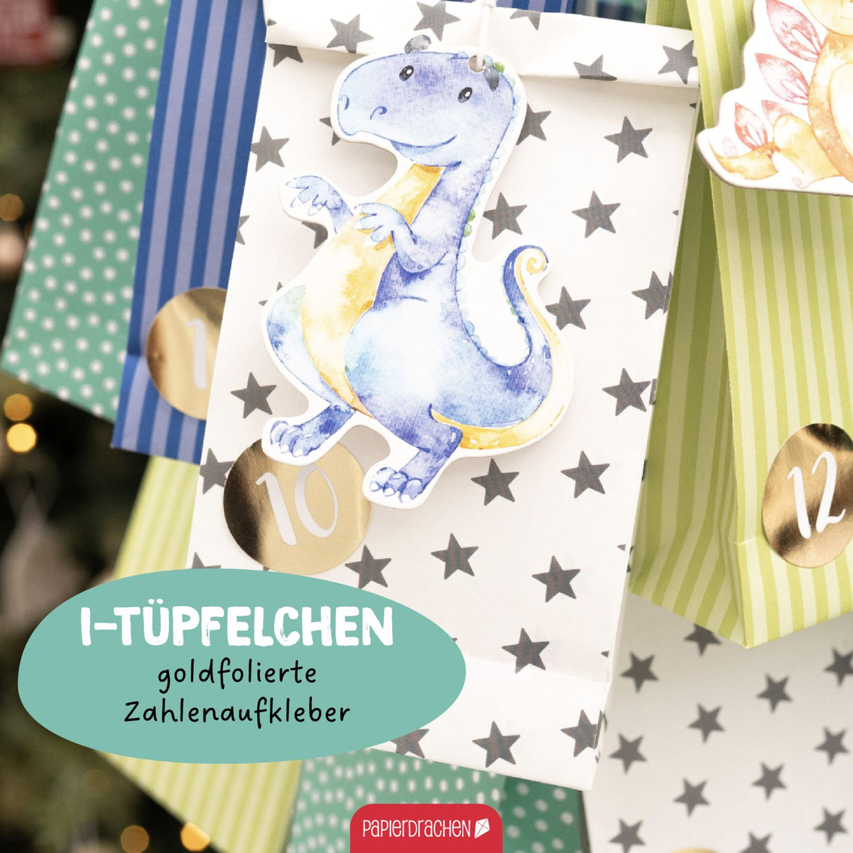 Adventskalender Mobile Dino
