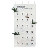 Adventskalender Wandteppich - Ein Lichtlein brennt