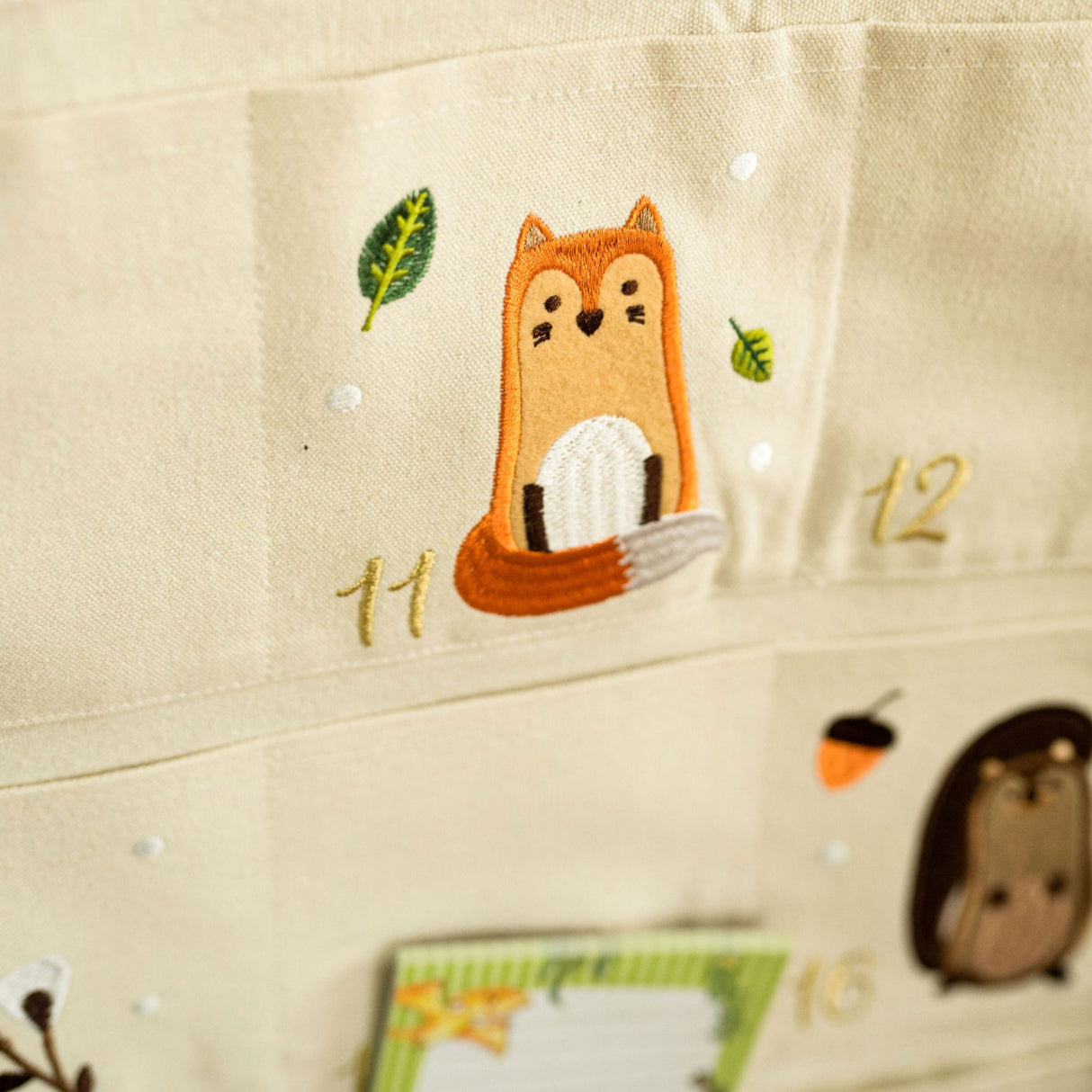 Adventskalender Wandteppich Waldtiere