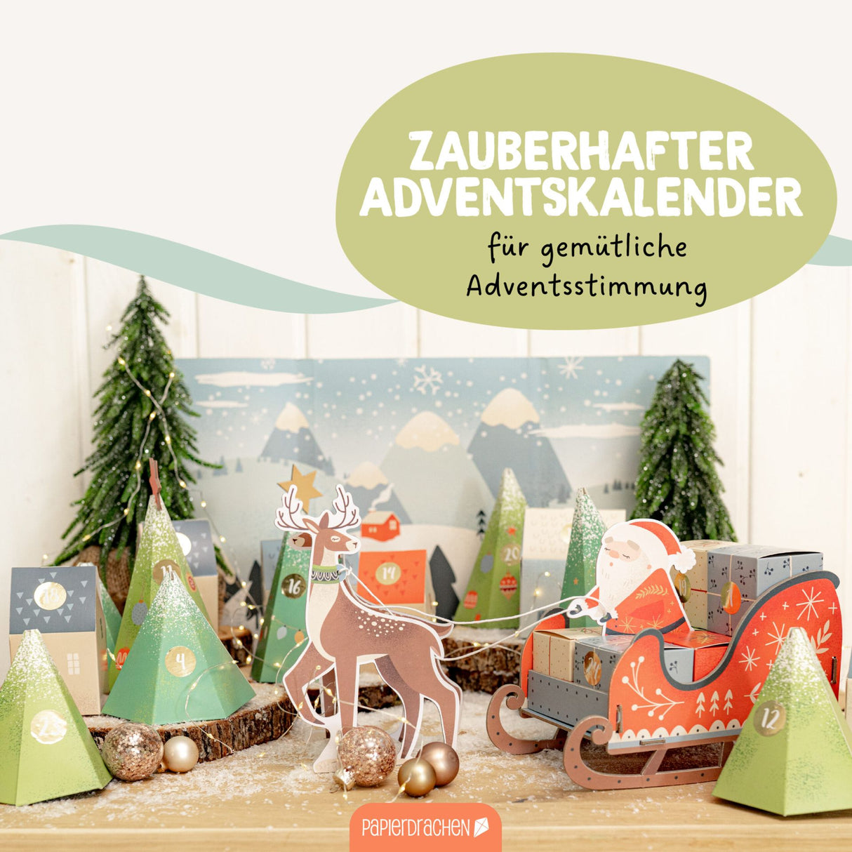 Adventskalender Schlitten