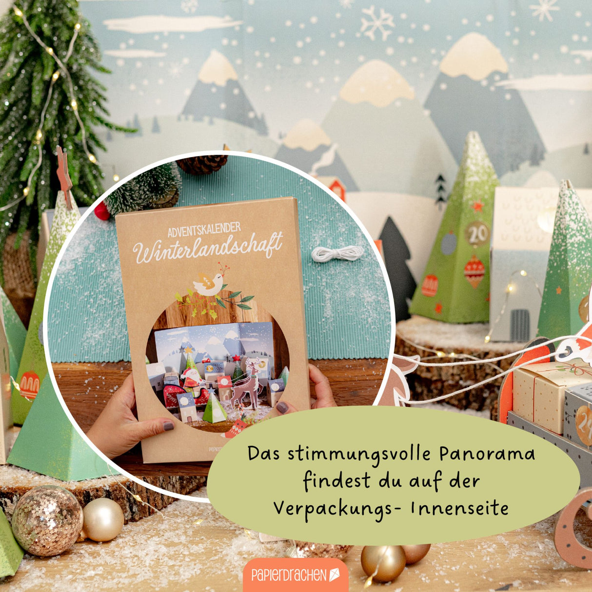Adventskalender Schlitten