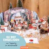 Adventskalender Teeparty Waldtiere