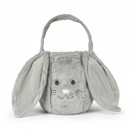 Osternest und Osterkorb Tasche Kuschelhase Grau