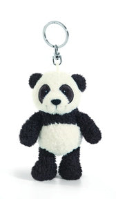 Schlüsselanhänger Plüsch Panda