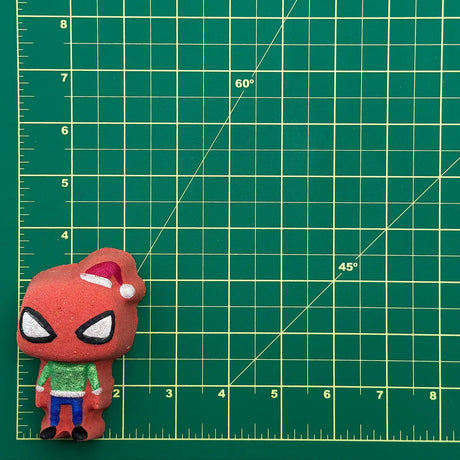 Badekugel handgemacht Weihnachten Spiderman