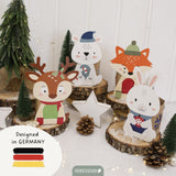 Windlichter und Tischlichter Wintertiere