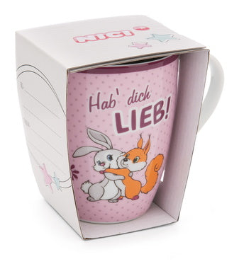 Kinder Porzellantasse Nici Hab Dich Lieb!