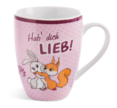 Kinder Porzellantasse Nici Hab Dich Lieb!