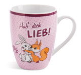 Kinder Porzellantasse Nici Hab Dich Lieb!