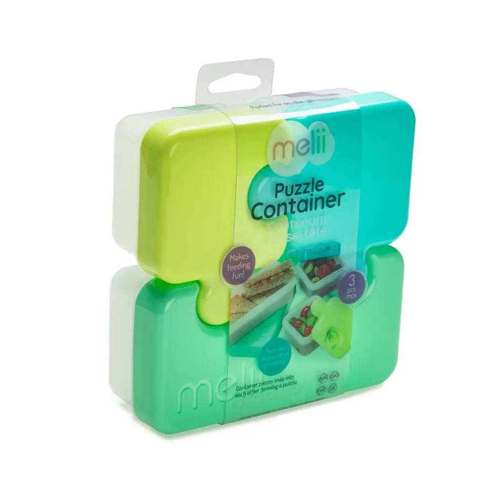 Znünibox Puzzle Snackbox Melii Türkis