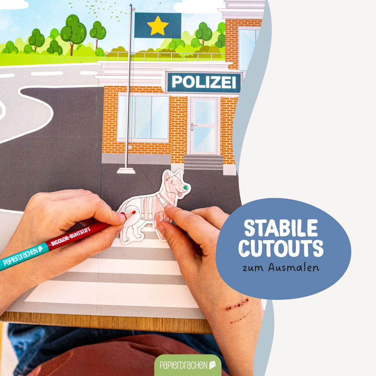 Bastelbox Papierdrachen Abenteuer & Berufe