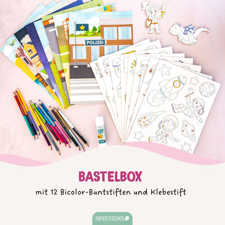 Bastelbox Papierdrachen Märchen & Fantasiewelten