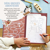 Kreatives Winterwelt Heft - Malen, Rätseln & Stickern