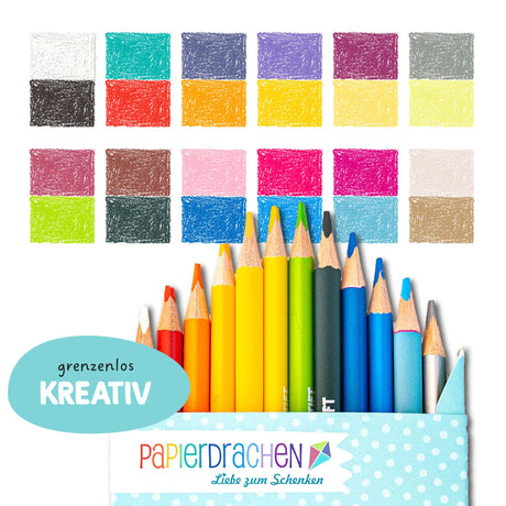 12 Bicolor Buntstifte Standard