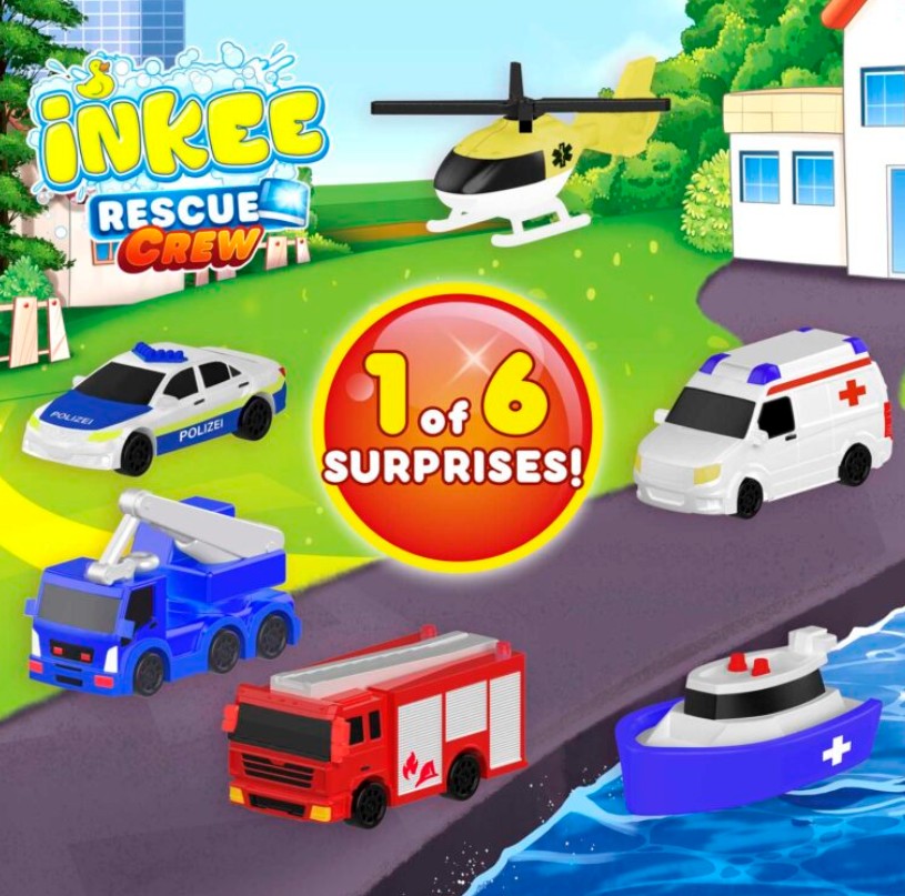 CRAZE Überraschungsbadekugel Einsatzfahrzeuge