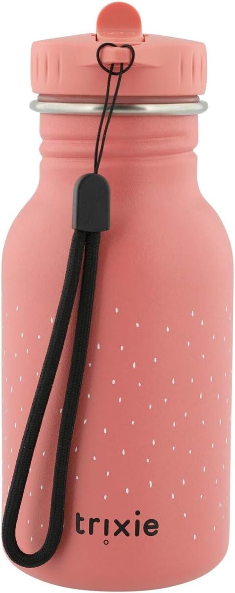 Kinder Edelstahl Trinkflasche Trixie Flamingo 350ml