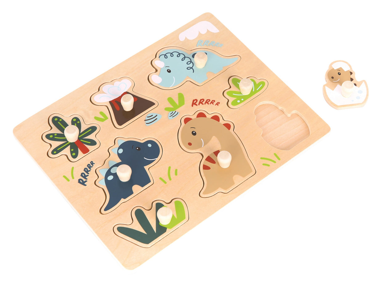 Spielba Puzzle mit Griff Dino