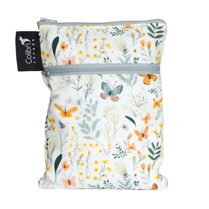 Wetbag und Lunchbag Colibri Schmetterling Weiss