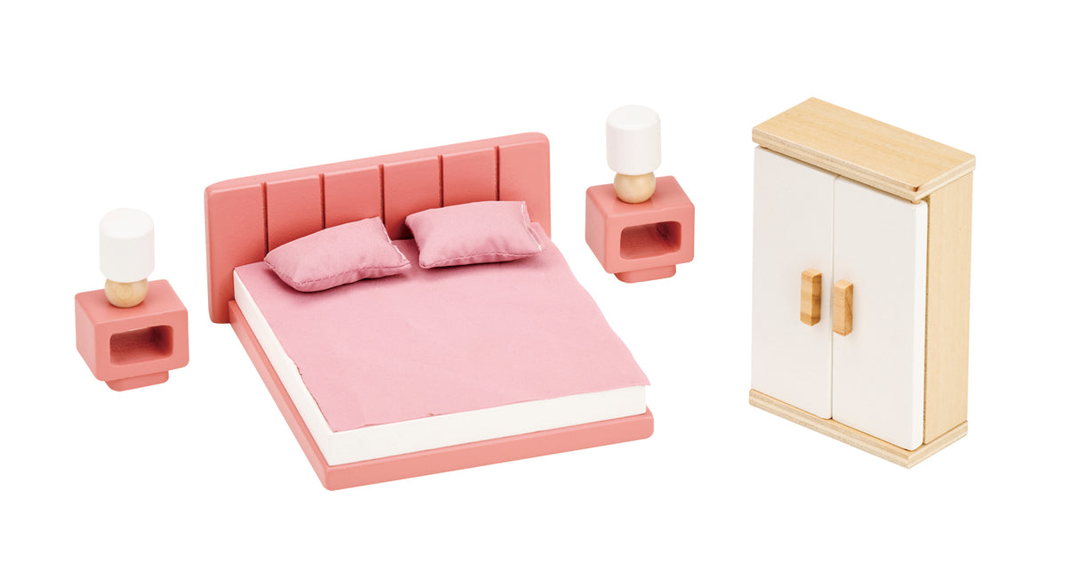 Puppenhaus und Wichtelmöbel Schlafzimmer