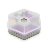 Znünibox Hexagonale Snackle-Box Elfenbein