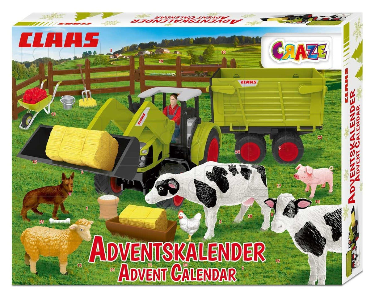 CRAZE Adventskalender Claas Bauernhof